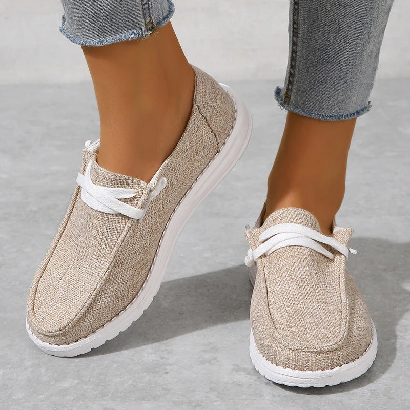 Damen bequeme Slip-On Freizeitschuhe mit leichtem Obermaterial Nord Taschen