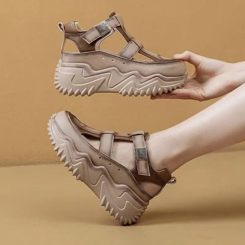 Damen Trendige Sandalen mit rutschfester Sohle und verstellbarem Riemensystem Nord Taschen