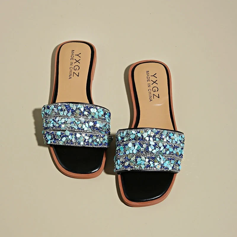 Damen Glitzernde und bequeme Slipper