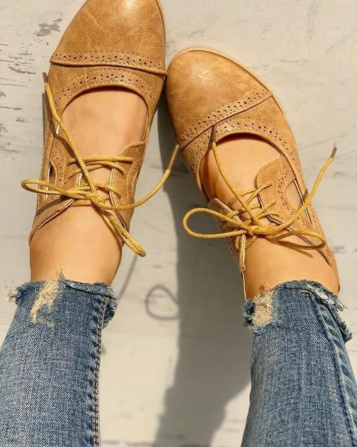 Weinlese Schuhe für Damen Stilvolle Komfortschuhe Im Retro Look