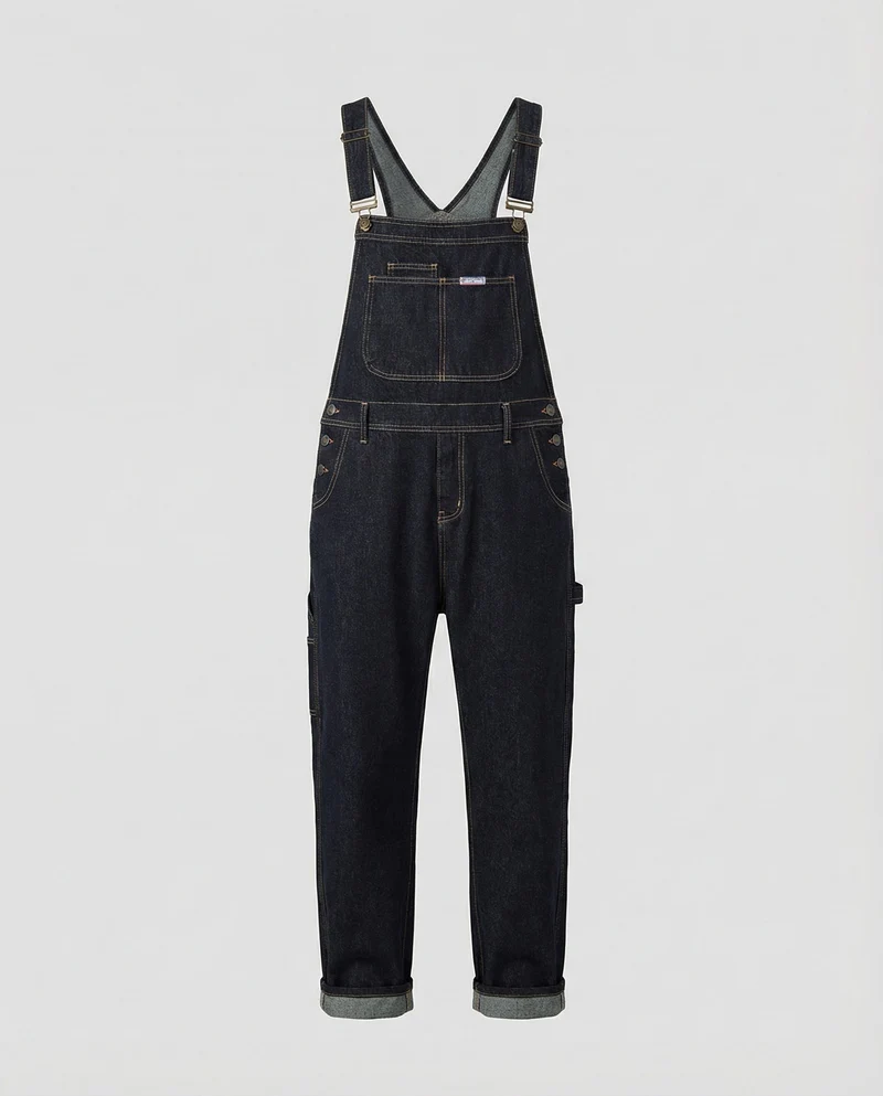 Herren Jeans Latzhose Denim
