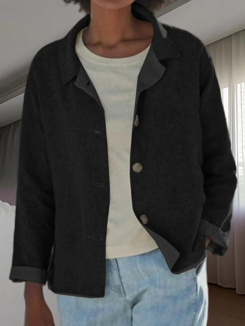 Damen Leichte Überwurfjacke mit strukturiertem WNord Taschenmuster