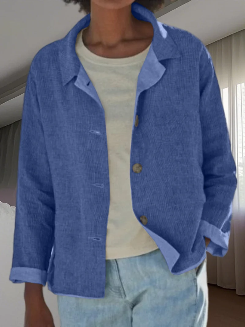 Damen Leichte Überwurfjacke mit strukturiertem WNord Taschenmuster
