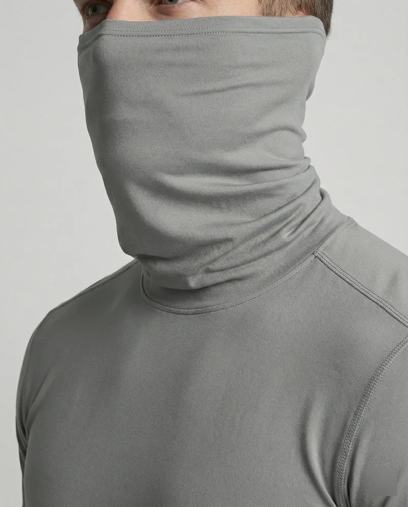 Herren Funktionsshirt mit hohem Kragen und innovativem Feuchtigkeitsmanagement