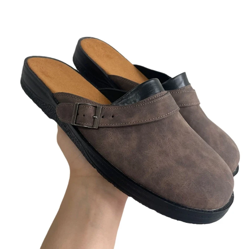 Damen Komfortable Clogs aus hochwertigem Wildleder mit anatomischer Fußbettgestaltung Nord Taschen