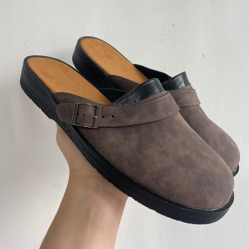 Damen Komfortable Clogs aus hochwertigem Wildleder mit anatomischer Fußbettgestaltung Nord Taschen