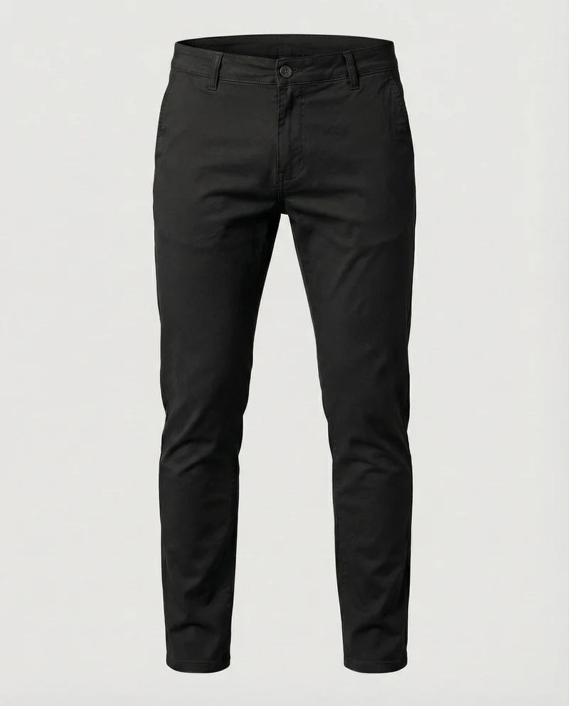 Herren Chinohose Slim Fit mit Elastikbund