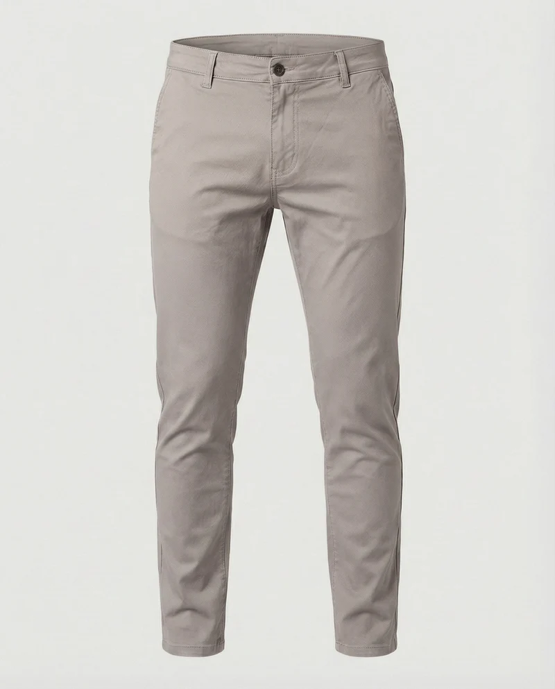 Herren Chinohose Slim Fit mit Elastikbund