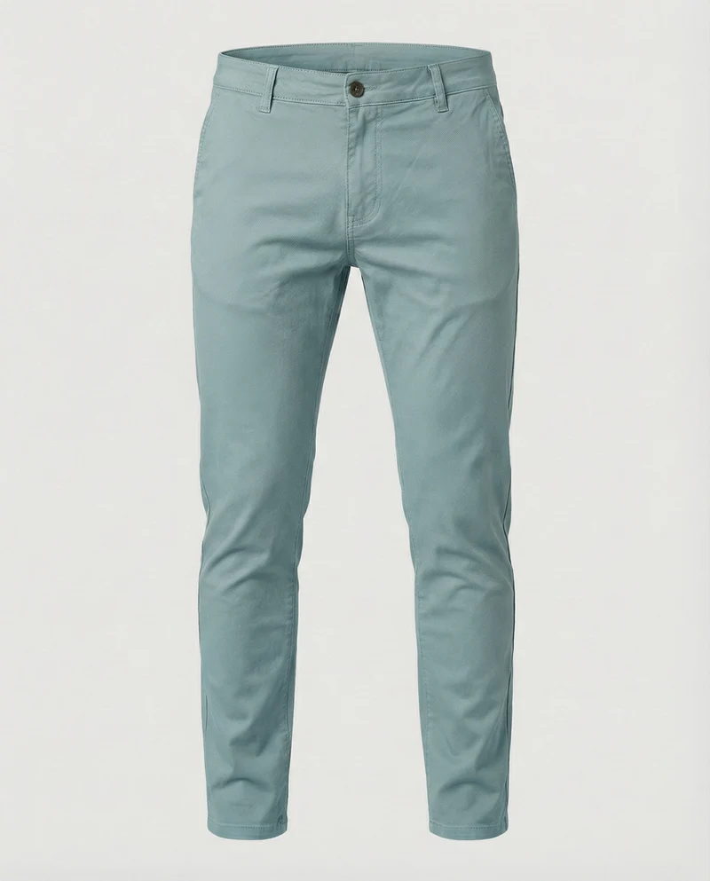 Herren Chinohose Slim Fit mit Elastikbund