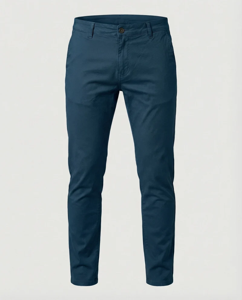 Herren Chinohose Slim Fit mit Elastikbund