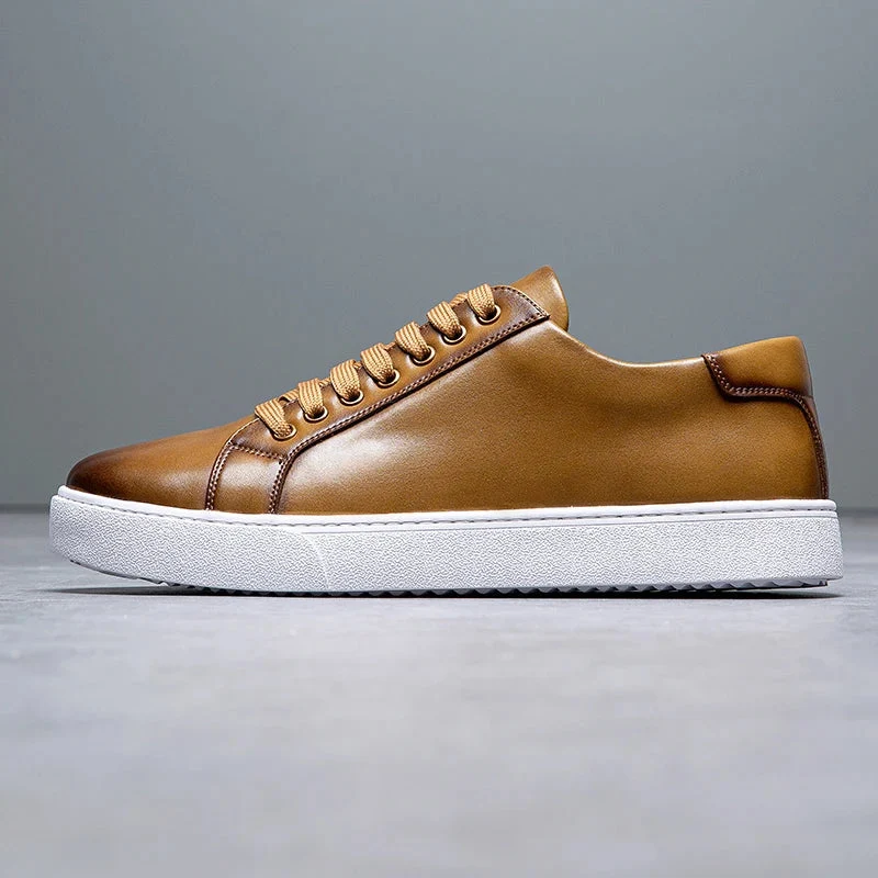 Leren Herren Sneaker