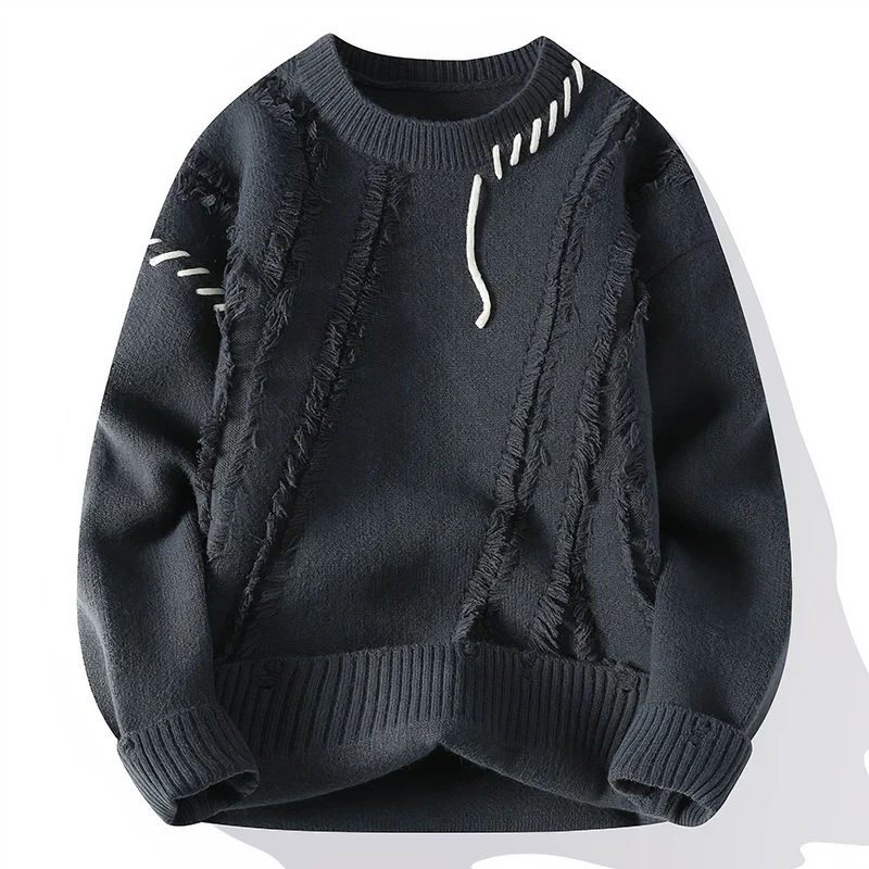 Einzigartiger Patchwork Pullover