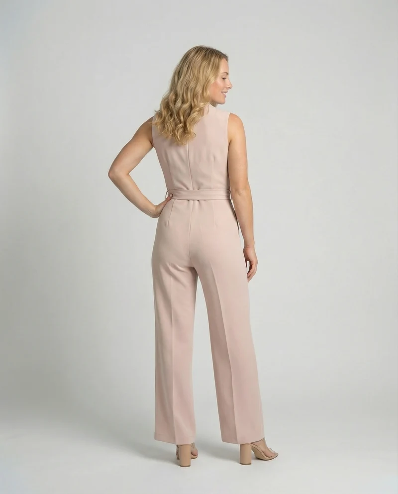 Jumpsuit Elegante Silhouette Aus Edlem Stoff