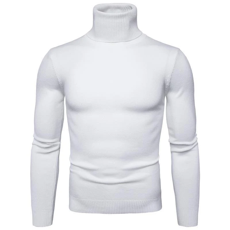 Herren Rollkragenpullover aus feiner Merinowolle