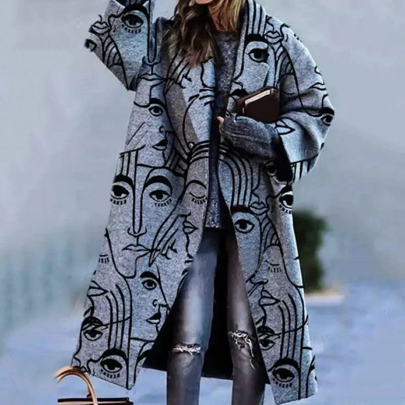 Chic Wollmantel Damen
