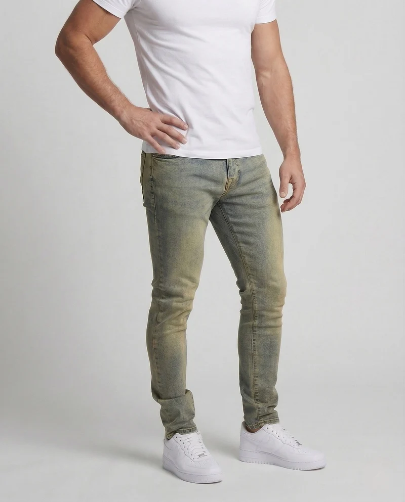 Herren Jeans Slim Konisch