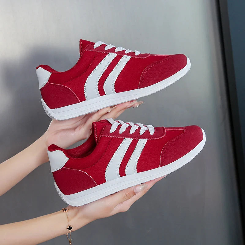 Damen Freizeit-Sneaker mit atmungsaktivem Obermaterial und bequemer Dämpfung