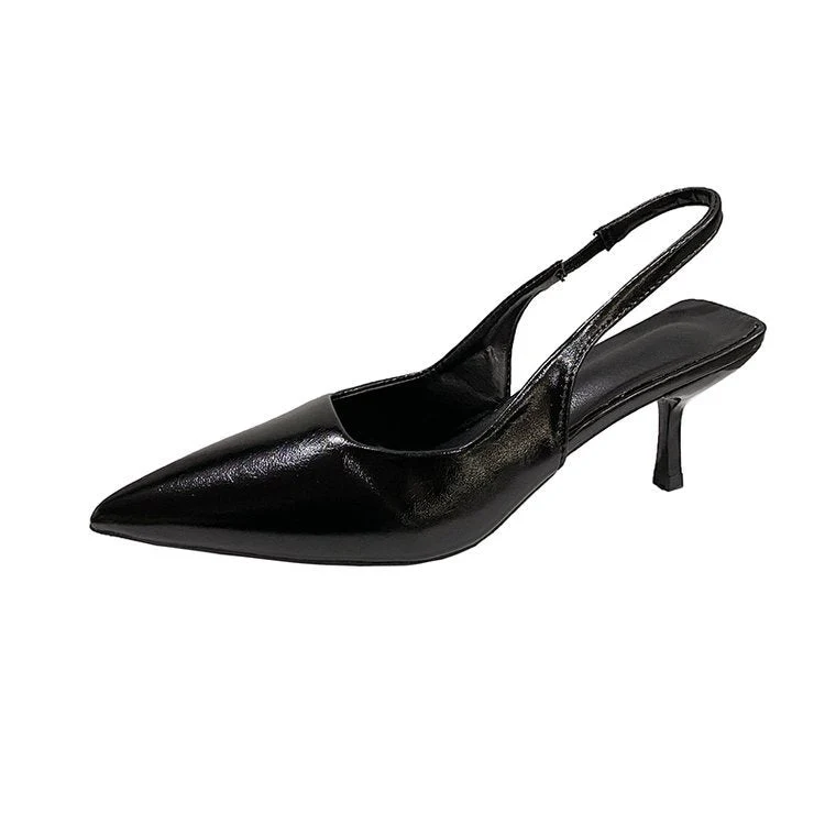Damen Slingback High Heels mit spitz zulaufendem Design Nord Taschen