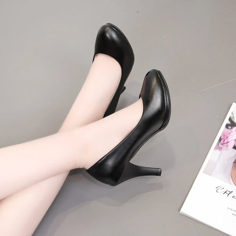 Damen Klassische Pumps mit elegantem Blockabsatz Nord Taschen