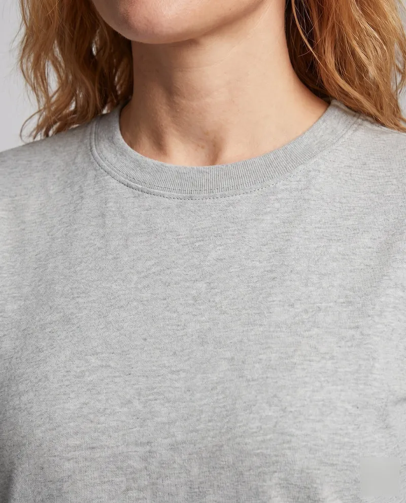 Damen Oversize-Jerseykleid Kastige Silhouette Überschnittene Ärmel Seitenschlitze