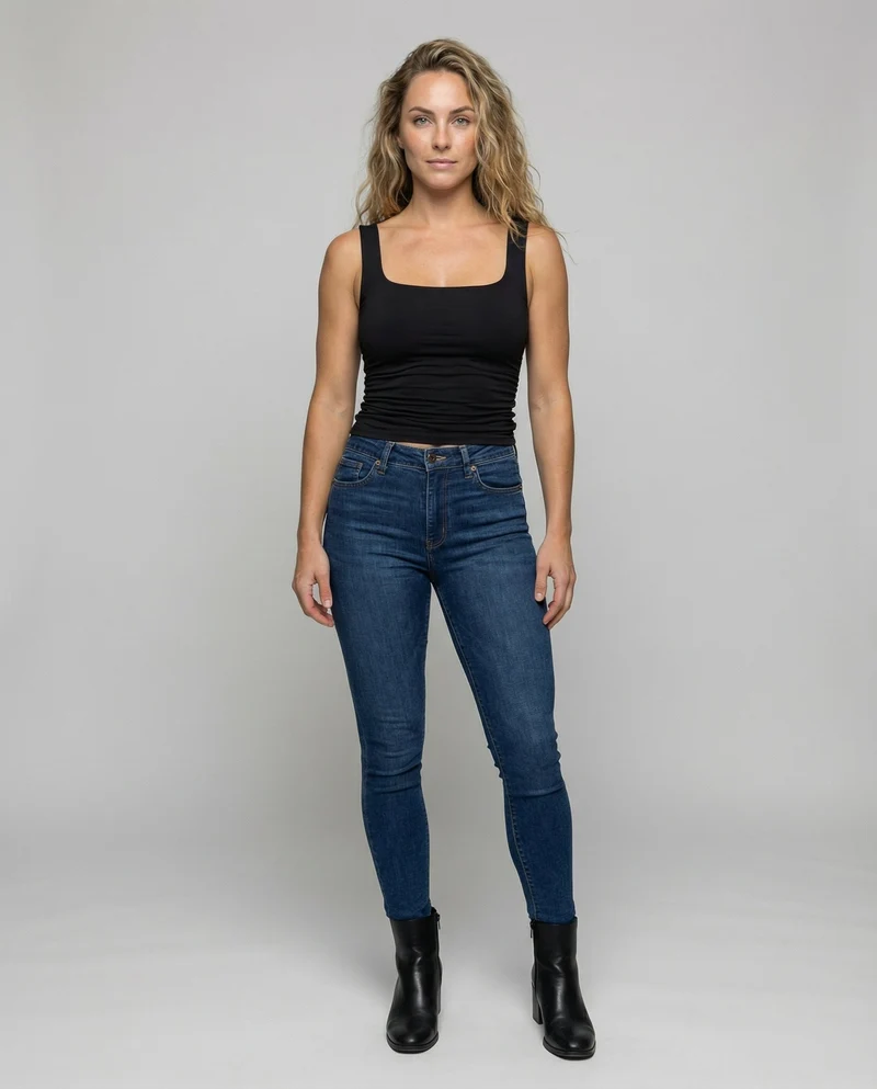 Figurbetontes Damen Top