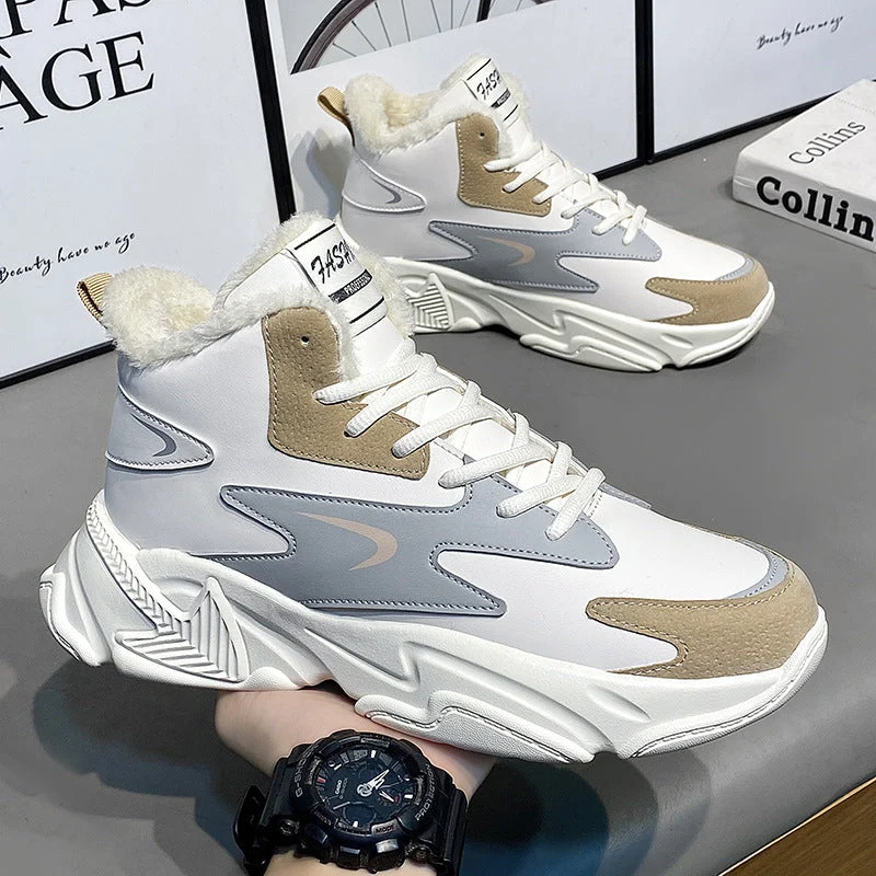 Damen Sportliche High-Top Sneakers mit modischer Dämpfungstechnologie