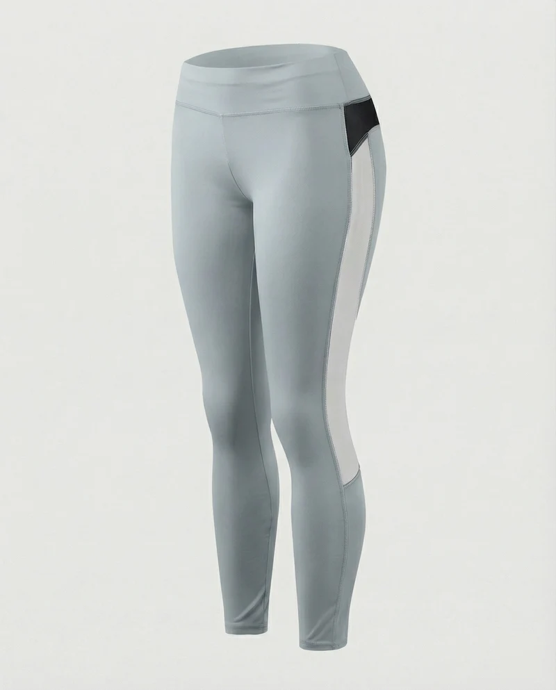 Damen Sport-Leggings mit atmungsaktivem Mesh-Einsatz