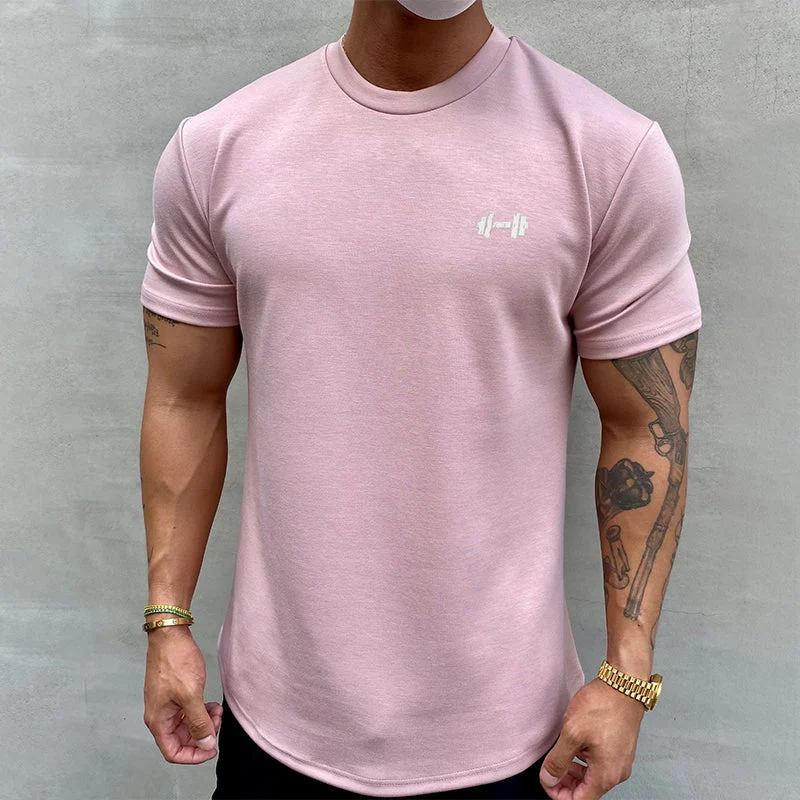 I T-Shirt aus Elastischem Sportmaterial