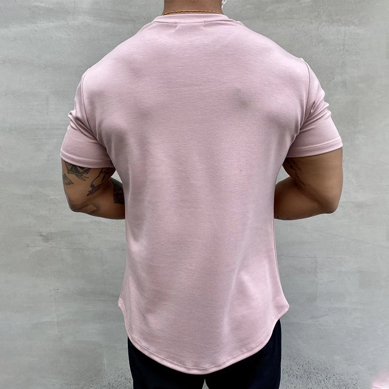 I T-Shirt aus Elastischem Sportmaterial