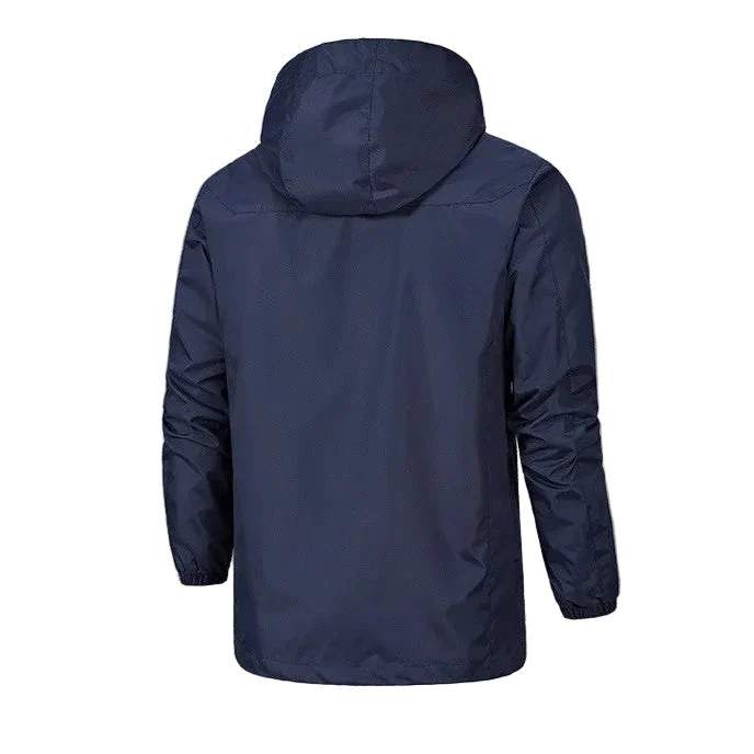 Wasser- und winddichte Jacke mit Kapuze