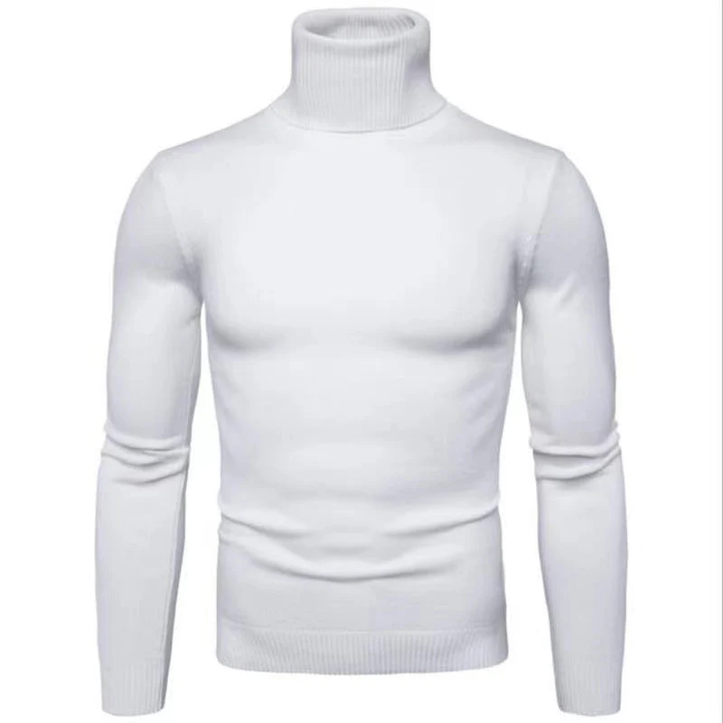 Herren Rollkragenpullover aus hochwertiger Baumwolle