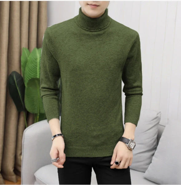 Herren Rollkragenpullover aus hochwertiger Baumwolle