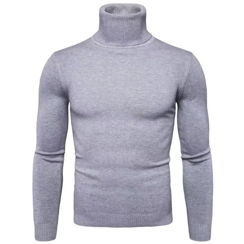 Herren Rollkragenpullover aus hochwertiger Baumwolle