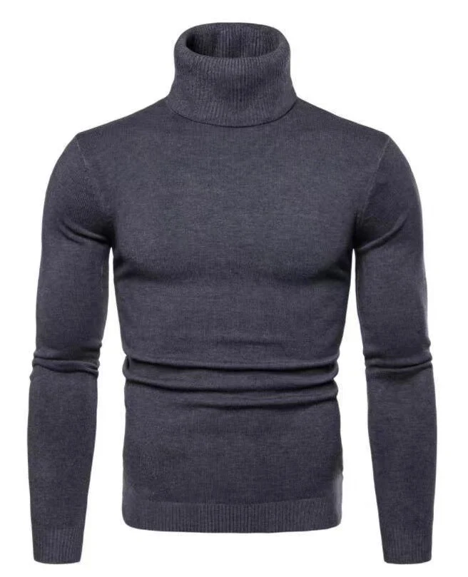 Herren Rollkragenpullover aus hochwertiger Baumwolle