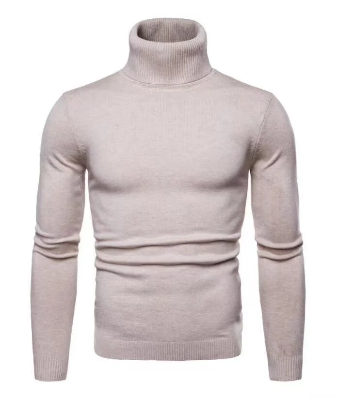Herren Rollkragenpullover aus hochwertiger Baumwolle