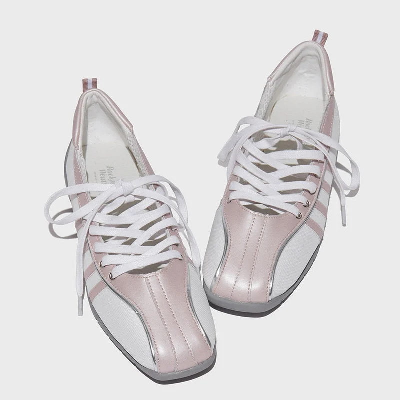 Damen Sportliche Sneakers im modernen Design mit atmungsaktiver Oberflächenstruktur