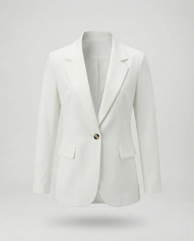 Damen Schlichte Einreiher Longblazer
