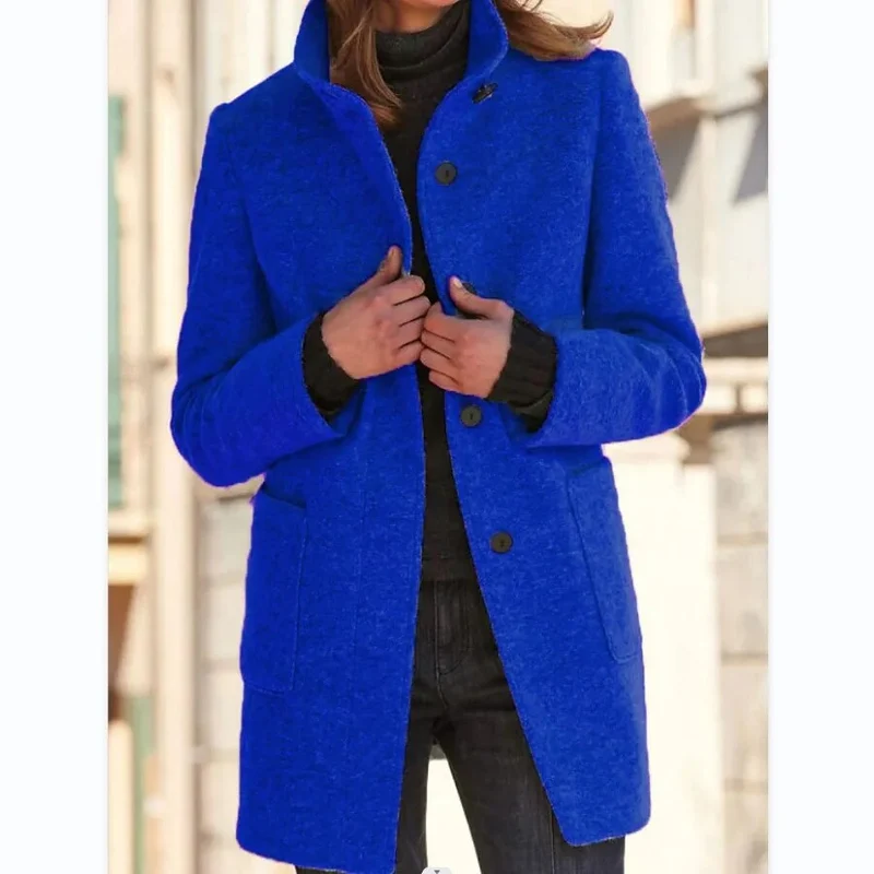 Wintermantel aus Wolle