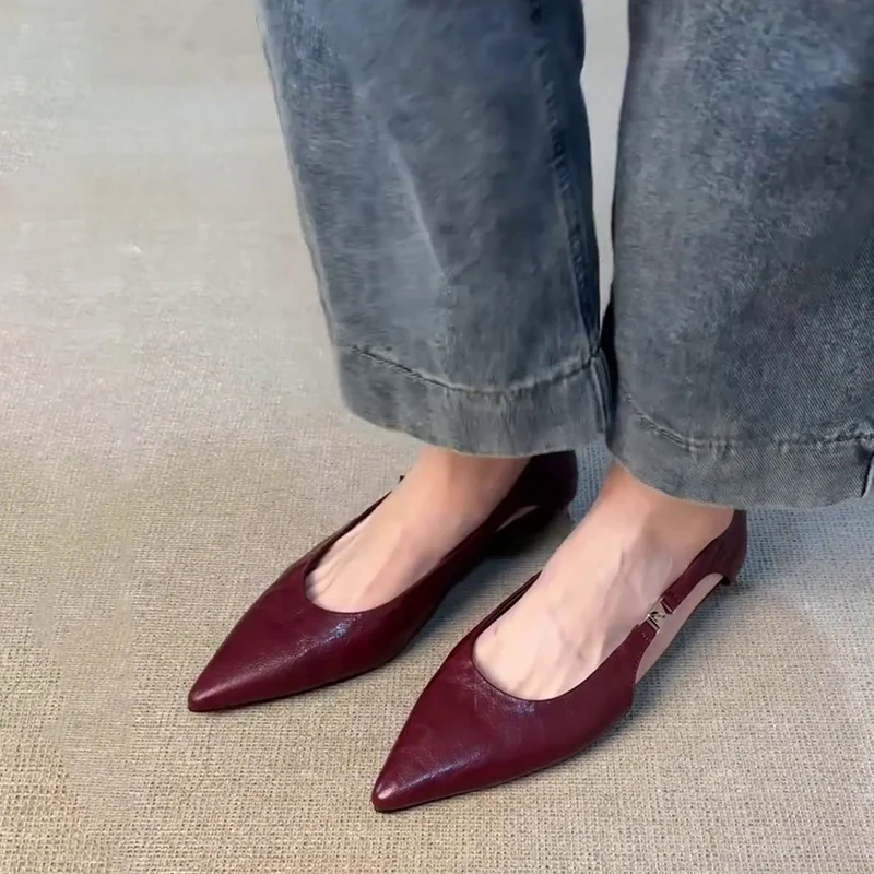 Damen Slingback-Ballerinas mit elegantem Cut-Out und bequemer Passform
