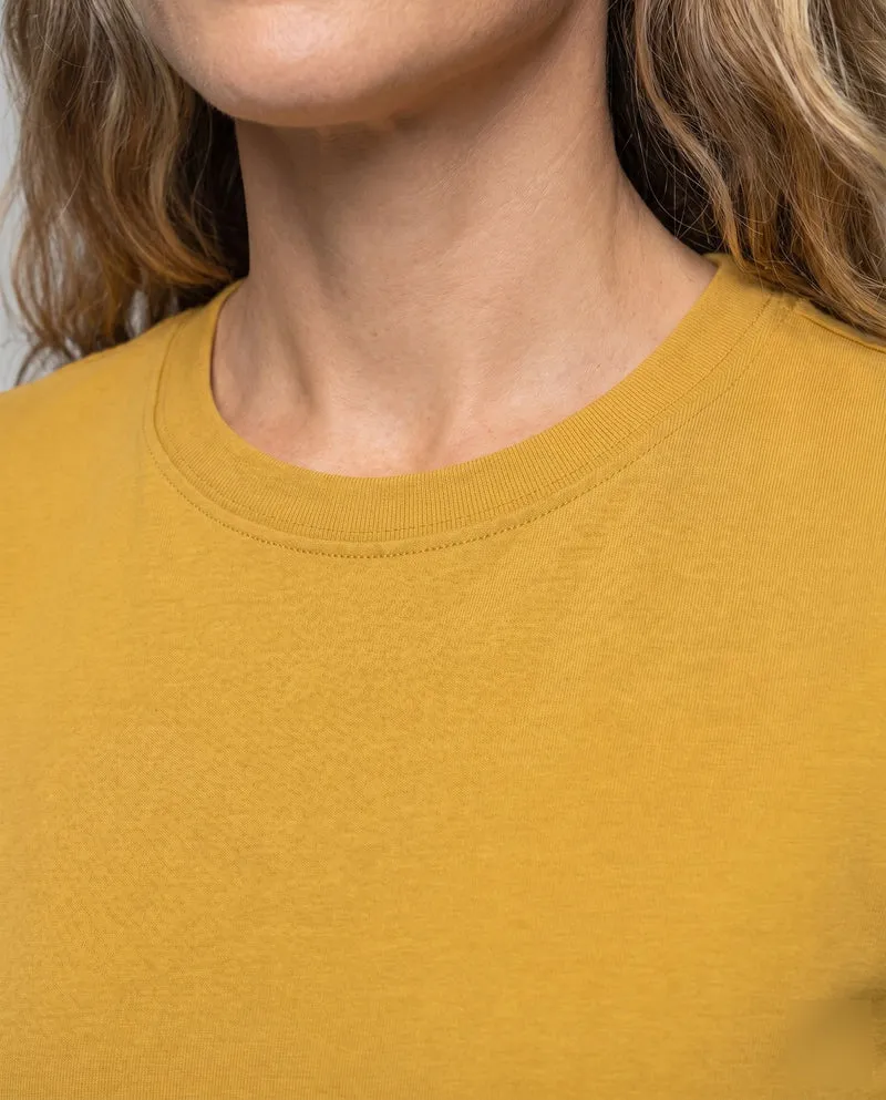 Damen lässiges Midikleid aus feiner Baumwollmischung mit seitlichem Schlitz