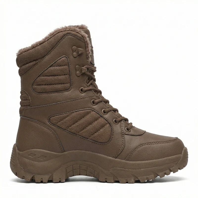 Herren Hochleistungs-Winterstiefel mit isolierendem Futter und rutschfester Sohle