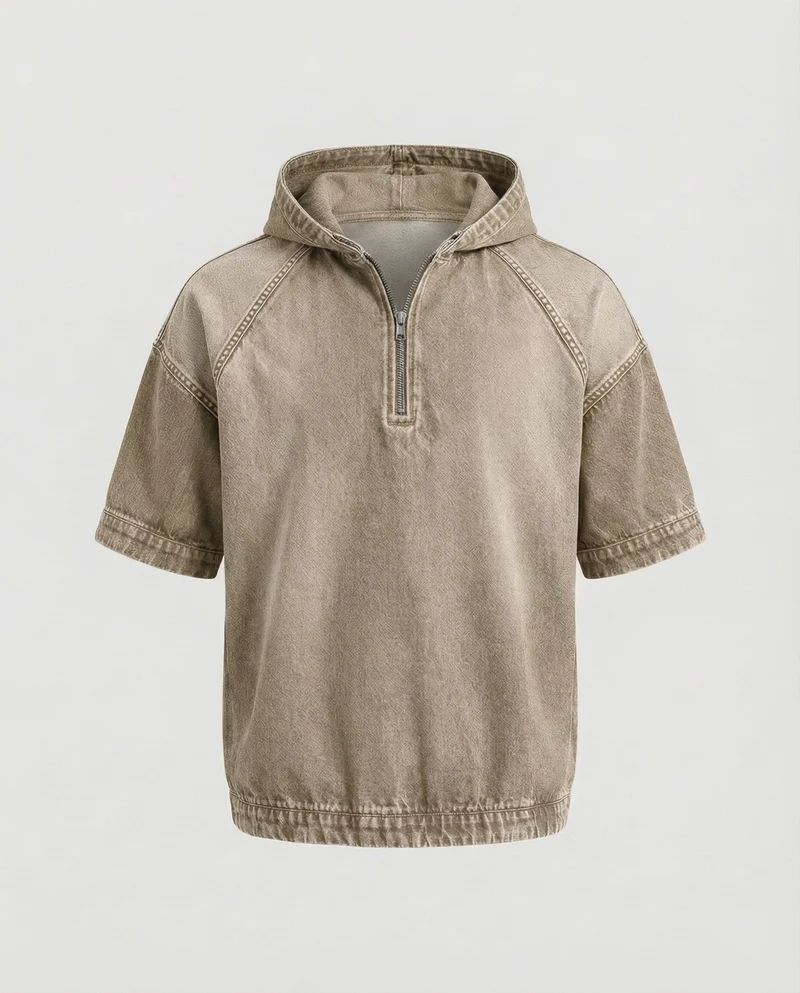 Herren Jeansoptik Raglan-Hoodie