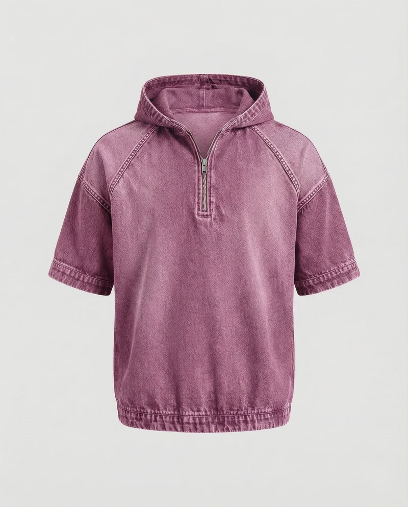 Herren Jeansoptik Raglan-Hoodie