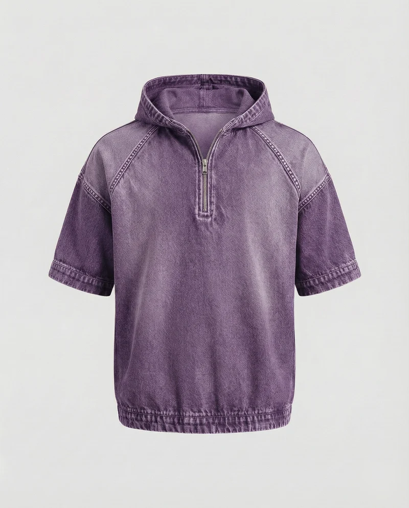 Herren Jeansoptik Raglan-Hoodie