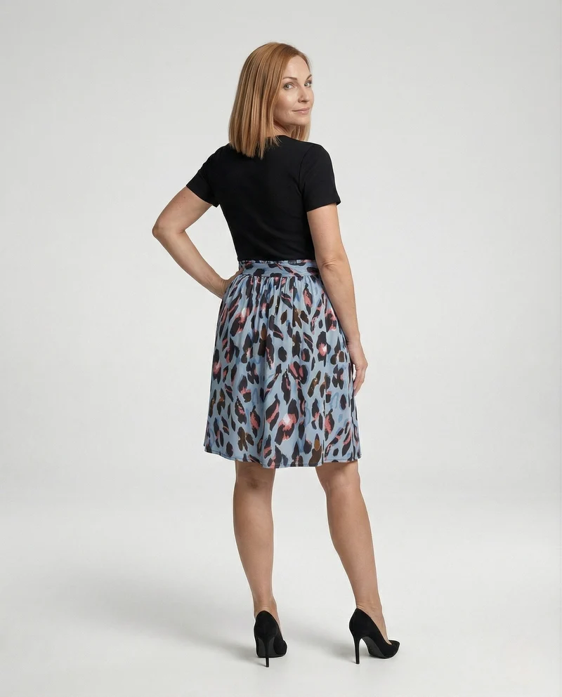 Damen Freizeitkleid im Zweiteiler Look