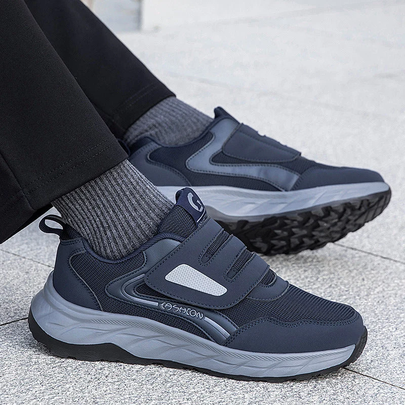 Damen Sportliche Sneakers mit praktischem Klettverschluss und atmungsaktiver Mesh-Oberfläche