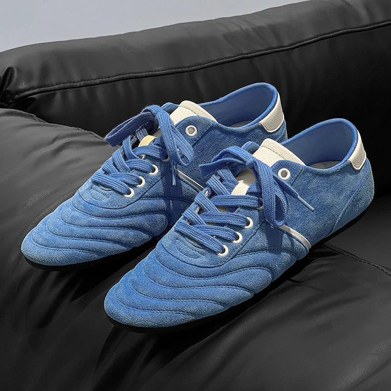 Damen Komfortable Lifestyle Sneakers aus Veloursleder