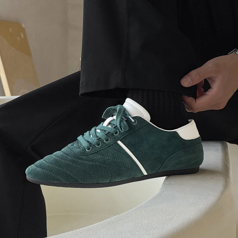 Damen Komfortable Lifestyle Sneakers aus Veloursleder