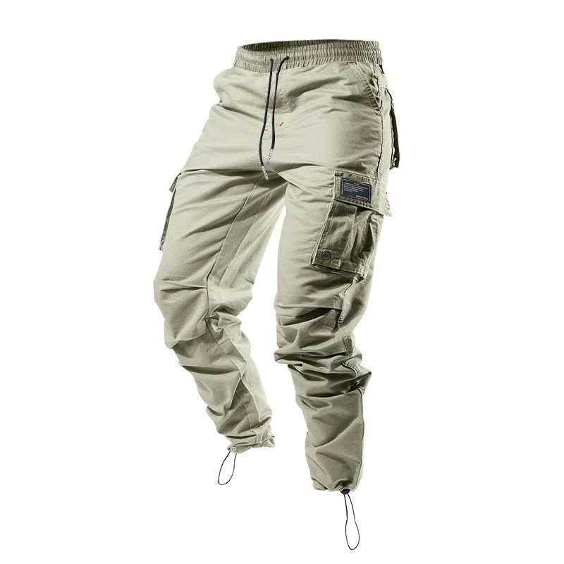 Herren Cargo-Hose mit elastischem Bund und praktischen Taschen