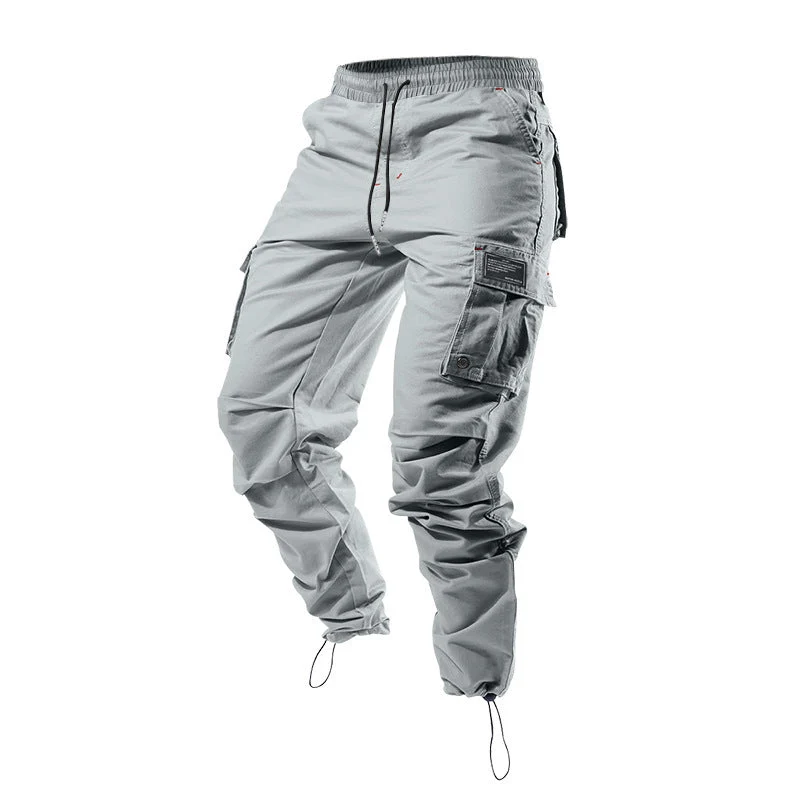 Herren Cargo-Hose mit elastischem Bund und praktischen Taschen